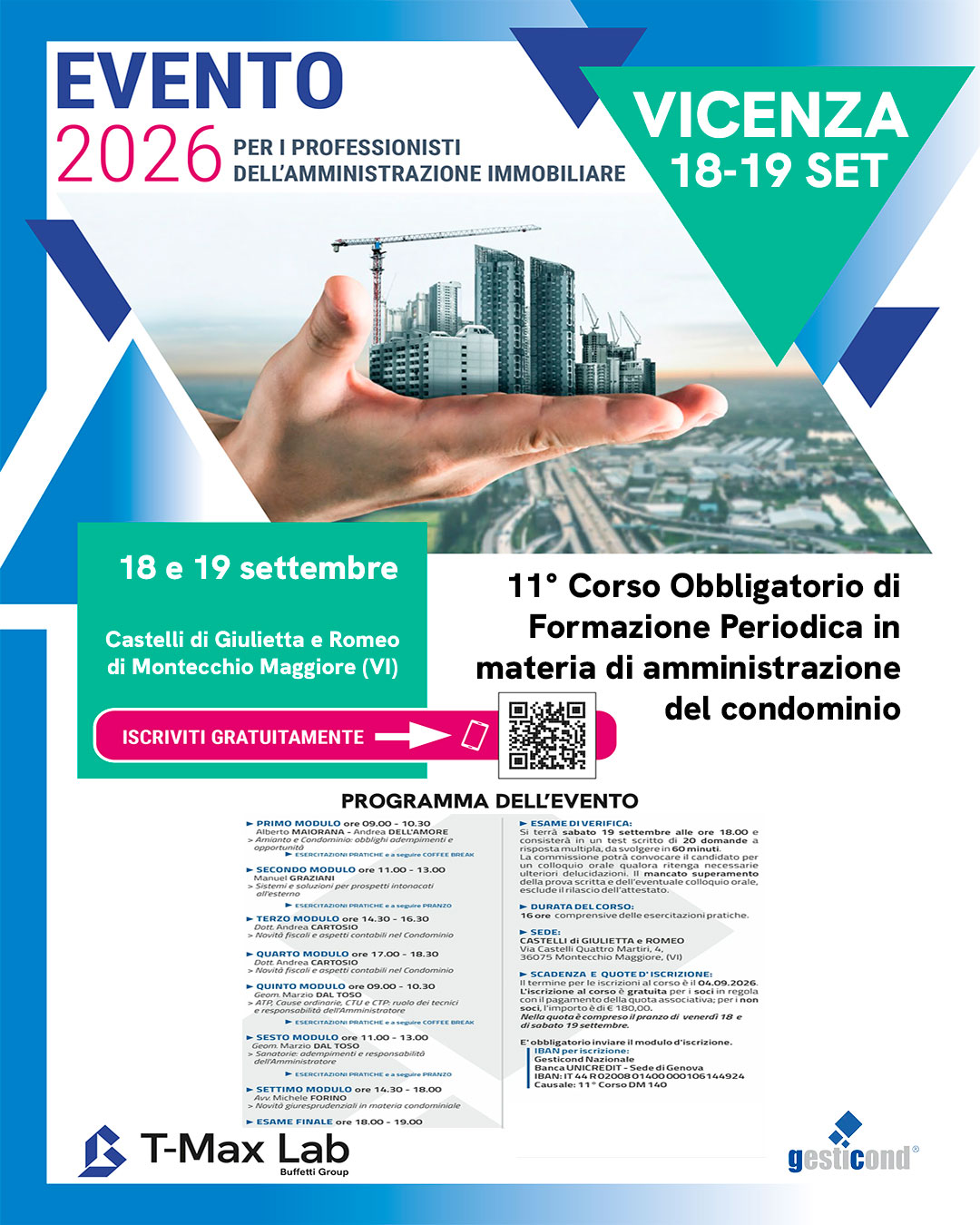 Formazione e confronto: T-Max Lab al corso Gesticond di Montecchio Maggiore